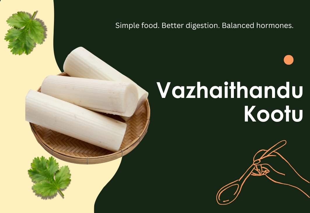 Vazhaithandu Kootu (Banana Stem Kootu)