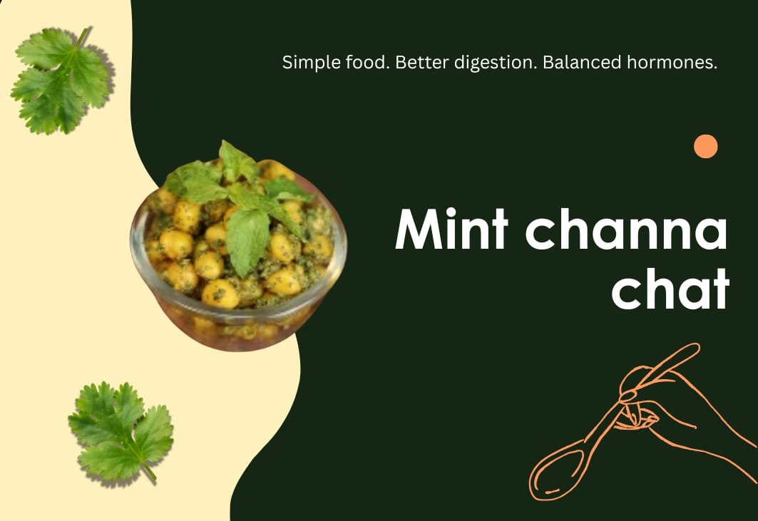 Mint Chenna chaat