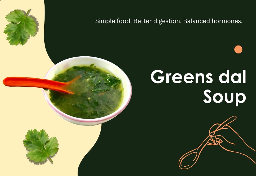 Greens dal Soup